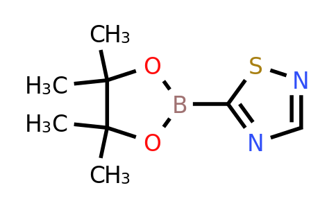 1346808-34-1 | 5-(4,4,5,5-Tetramethyl-1,3,2-dioxaborolan-2-yl)-1,2,4-thiadiazole