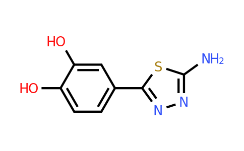 134952-04-8 | 4-(5-Amino-1,3,4-thiadiazol-2-yl)benzene-1,2-diol