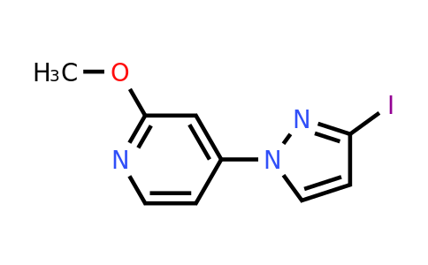1350475-30-7 | 4-(3-iodopyrazol-1-yl)-2-methoxypyridine