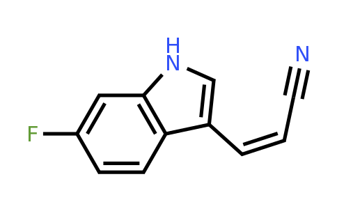 1350543-67-7 | (Z)-3-(6-Fluoro-1H-indol-3-yl)acrylonitrile