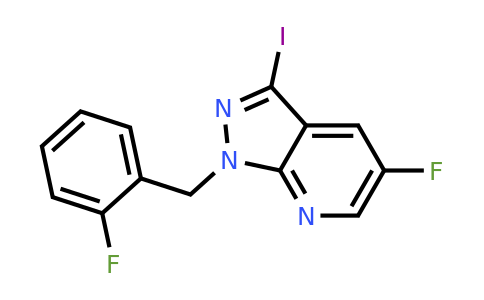 1350653-24-5 | 5-Fluoro-1-(2-fluorobenzyl)-3-iodo-1H-pyrazolo[3,4-b]pyridine