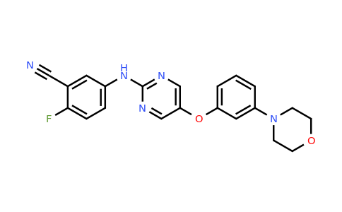 1350730-01-6 | 2-Fluoro-5-[[5-[3-(4-morpholinyl)phenoxy]-2-pyrimidinyl]amino]benzonitrile