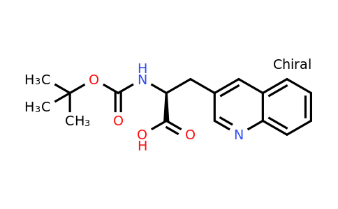 135101-20-1 | (2S)-2-{[(tert-butoxy)carbonyl]amino}-3-(quinolin-3-yl)propanoic acid