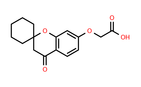 135111-36-3 | 2-((4-Oxospiro[chromane-2,1'-cyclohexan]-7-yl)oxy)acetic acid
