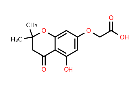 135111-51-2 | 2-((5-Hydroxy-2,2-dimethyl-4-oxochroman-7-yl)oxy)acetic acid