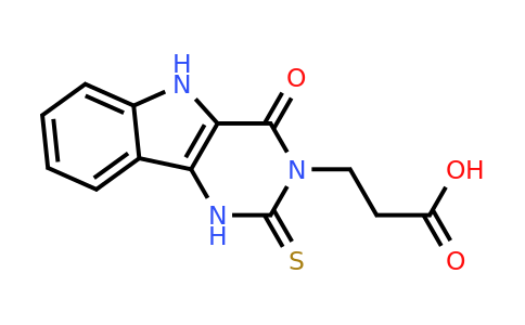 1351398-18-9 | 3-(4-Oxo-2-thioxo-1,2,4,5-tetrahydro-3H-pyrimido[5,4-b]indol-3-yl)propanoic acid