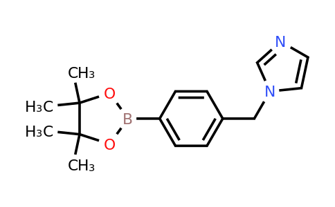 1351478-35-7 | 1-(4-(4,4,5,5-Tetramethyl-1,3,2-dioxaborolan-2-yl)benzyl)-1H-imidazole