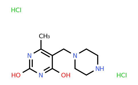 1351620-52-4 | 6-Methyl-5-(piperazin-1-ylmethyl)pyrimidine-2,4-diol dihydrochloride