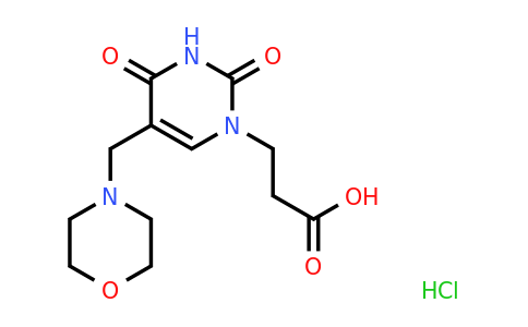 1351623-30-7 | 3-(5-(Morpholinomethyl)-2,4-dioxo-3,4-dihydropyrimidin-1(2h)-yl)propanoic acid hydrochloride