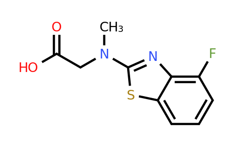 N-(4-Fluoro-1,3-benzothiazol-2-yl)-N-methylglycine