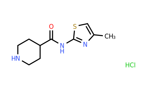 1351643-26-9 | N-(4-Methyl-1,3-thiazol-2-yl)piperidine-4-carboxamide hydrochloride