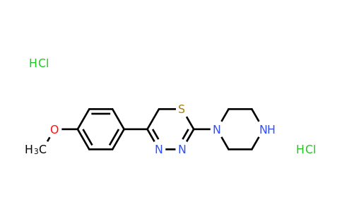 1351645-76-5 | 5-(4-Methoxyphenyl)-2-(piperazin-1-yl)-6h-1,3,4-thiadiazine dihydrochloride