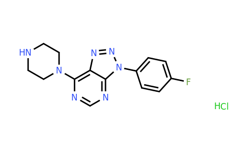 1351647-59-0 | 3-(4-Fluorophenyl)-7-(piperazin-1-yl)-3h-[1,2,3]triazolo[4,5-d]pyrimidine hydrochloride
