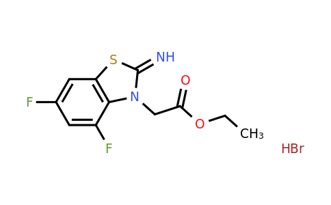 1351654-38-0 | Ethyl 2-(4,6-difluoro-2-iminobenzo[d]thiazol-3(2H)-yl)acetate hydrobromide