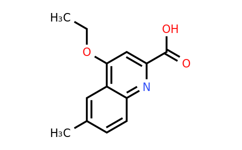 4-Ethoxy-6-methylquinoline-2-carboxylic acid