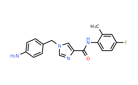 1351771-25-9 | 1-(4-Aminobenzyl)-N-(4-fluoro-2-methylphenyl)-1H-imidazole-4-carboxamide
