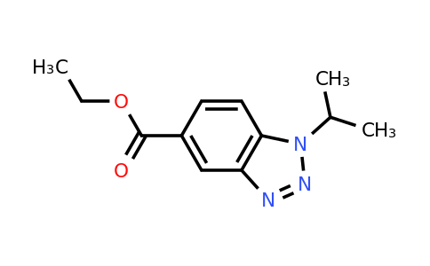 1352217-61-8 | Ethyl 1-isopropyl-1,2,3-benzotriazole-5-carboxylate