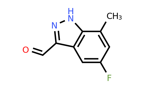 1352393-90-8 | 5-Fluoro-7-methyl-1h-indazole-3-carbaldehyde