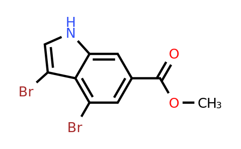 methyl 3,4-dibromo-1H-indole-6-carboxylate