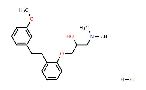 1-(Dimethylamino)-3-(2-(3-methoxyphenethyl)phenoxy)propan-2-ol hydrochloride