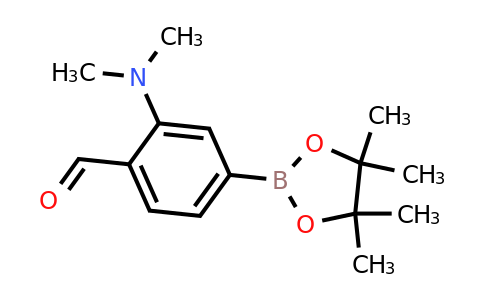2-(Dimethylamino)-4-(4,4,5,5-tetramethyl-1,3,2-dioxaborolan-2-yl)benzaldehyde