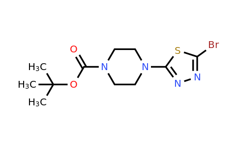 1352925-43-9 | Tert-butyl 4-(5-bromo-1,3,4-thiadiazol-2-yl)piperazine-1-carboxylate