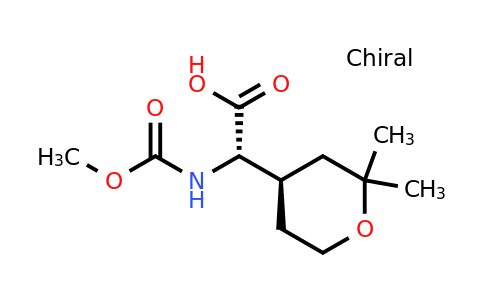 (2S)-2-[(4R)-2,2-dimethyltetrahydropyran-4-yl]-2-(methoxycarbonylamino)acetic acid