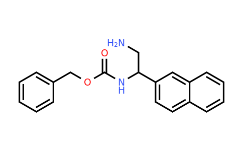 1353000-05-1 | Benzyl N-[2-Amino-1-(naphthalen-2-yl)ethyl]carbamate
