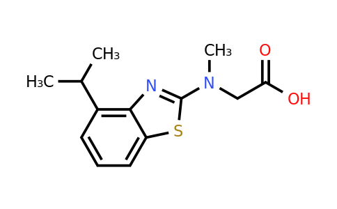 1353000-12-0 | n-(4-Isopropylbenzo[d]thiazol-2-yl)-N-methylglycine