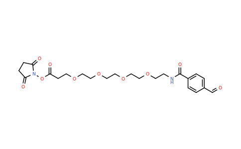 Ald-Ph-amido-PEG4-C2-NHS ester