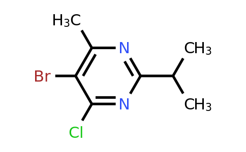 1353101-79-7 | 5-Bromo-4-chloro-2-isopropyl-6-methylpyrimidine