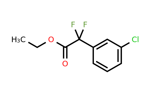 Ethyl 2-(3-chlorophenyl)-2,2-difluoroacetate