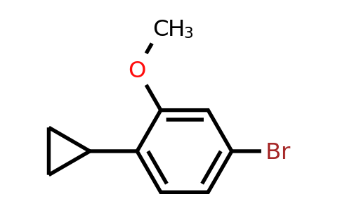 3-Methoxy-4-cyclopropylbromobenzene