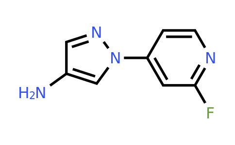 1-(2-Fluoropyridin-4-yl)-1h-pyrazol-4-amine