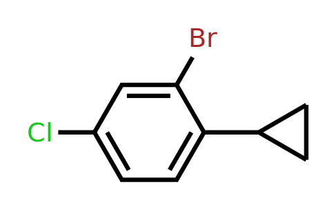 1353857-15-4 | 2-Bromo-4-chloro-1-cyclopropylbenzene