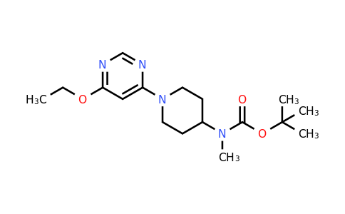 1353946-01-6 | [1-(6-Ethoxy-pyrimidin-4-yl)-piperidin-4-yl]-methyl-carbamic acid tert-butyl ester