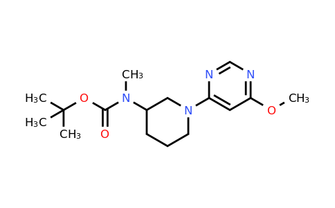 1353966-51-4 | [1-(6-Methoxy-pyrimidin-4-yl)-piperidin-3-yl]-methyl-carbamic acid tert-butyl ester