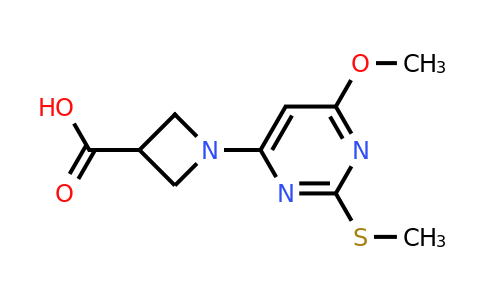 1353977-93-1 | 1-(6-Methoxy-2-methylsulfanyl-pyrimidin-4-yl)-azetidine-3-carboxylic acid