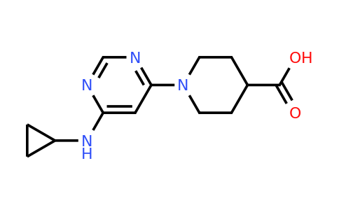 1353978-16-1 | 1-(6-Cyclopropylamino-pyrimidin-4-yl)-piperidine-4-carboxylic acid