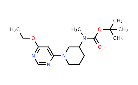 1353984-21-0 | [1-(6-Ethoxy-pyrimidin-4-yl)-piperidin-3-yl]-methyl-carbamic acid tert-butyl ester