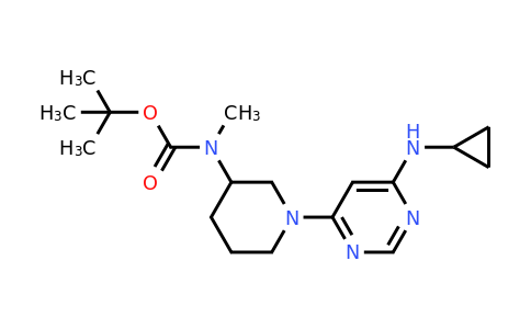 1353984-49-2 | [1-(6-Cyclopropylamino-pyrimidin-4-yl)-piperidin-3-yl]-methyl-carbamic acid tert-butyl ester