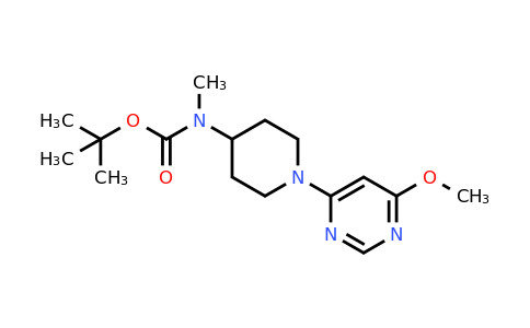 1353989-76-0 | [1-(6-Methoxy-pyrimidin-4-yl)-piperidin-4-yl]-methyl-carbamic acid tert-butyl ester