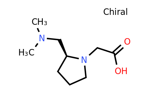 2-[(2S)-2-[(dimethylamino)methyl]pyrrolidin-1-yl]acetic acid
