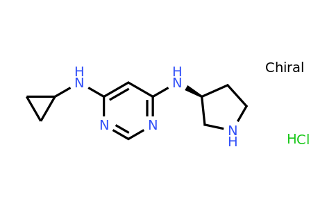 1354018-58-8 | (S)-N4-Cyclopropyl-N6-(pyrrolidin-3-yl)pyrimidine-4,6-diamine hydrochloride