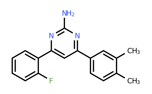 1354915-74-4 | 4-(3,4-Dimethylphenyl)-6-(2-fluorophenyl)pyrimidin-2-amine
