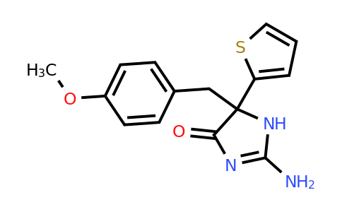 1354916-14-5 | 2-Amino-5-[(4-methoxyphenyl)methyl]-5-(thiophen-2-yl)-4,5-dihydro-1H-imidazol-4-one