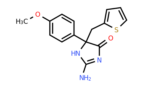 1354916-59-8 | 2-Amino-5-(4-methoxyphenyl)-5-[(thiophen-2-yl)methyl]-4,5-dihydro-1H-imidazol-4-one