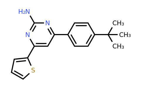 1354923-96-8 | 4-(4-tert-Butylphenyl)-6-(thiophen-2-yl)pyrimidin-2-amine