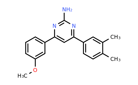 1354936-26-7 | 4-(3,4-Dimethylphenyl)-6-(3-methoxyphenyl)pyrimidin-2-amine