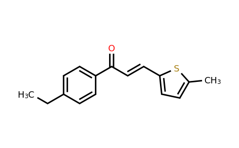 1354941-10-8 | (2E)-1-(4-Ethylphenyl)-3-(5-methylthiophen-2-yl)prop-2-en-1-one